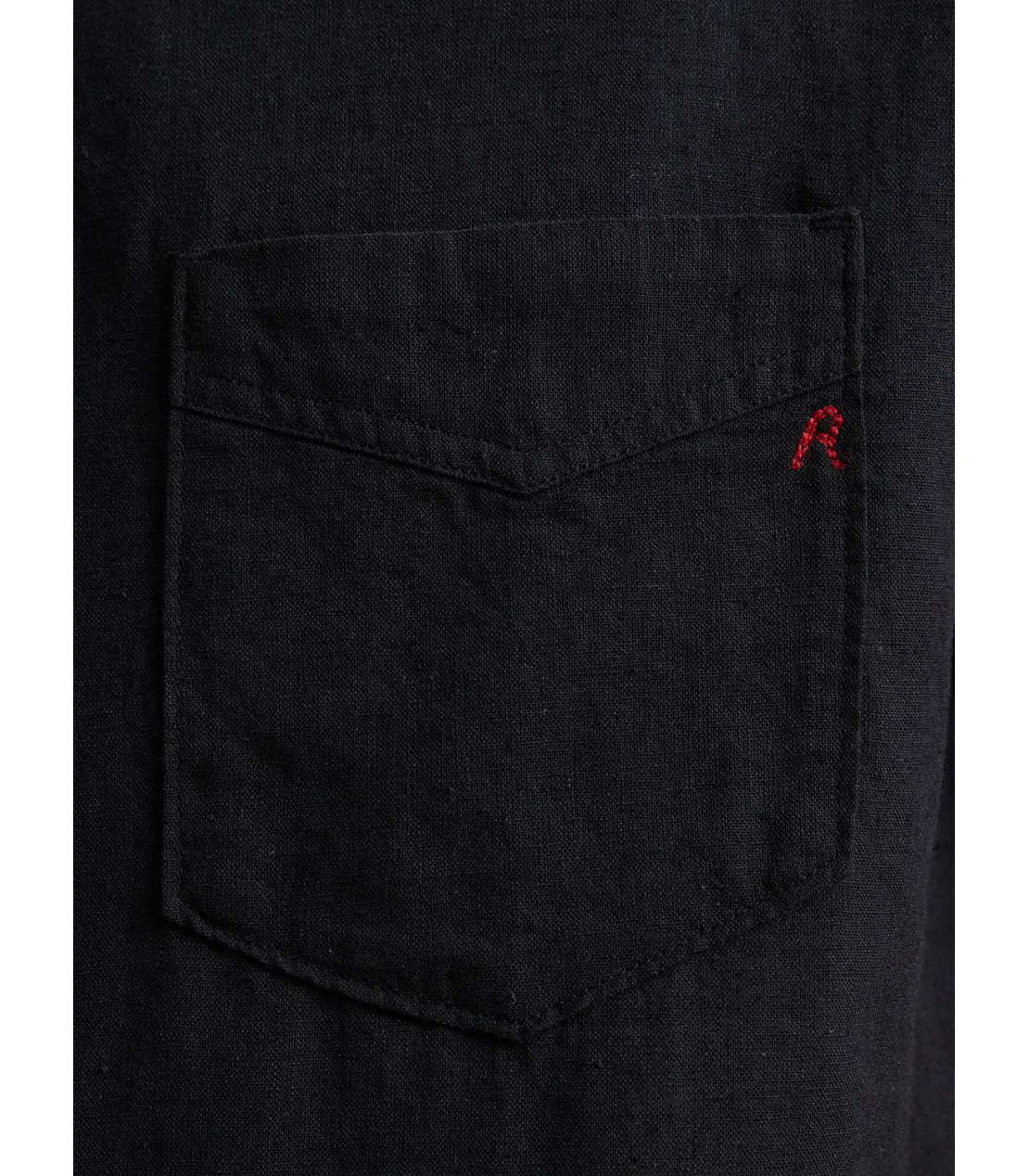 リネンコットンリラックスフィットシャツ 詳細画像 ブラック 6